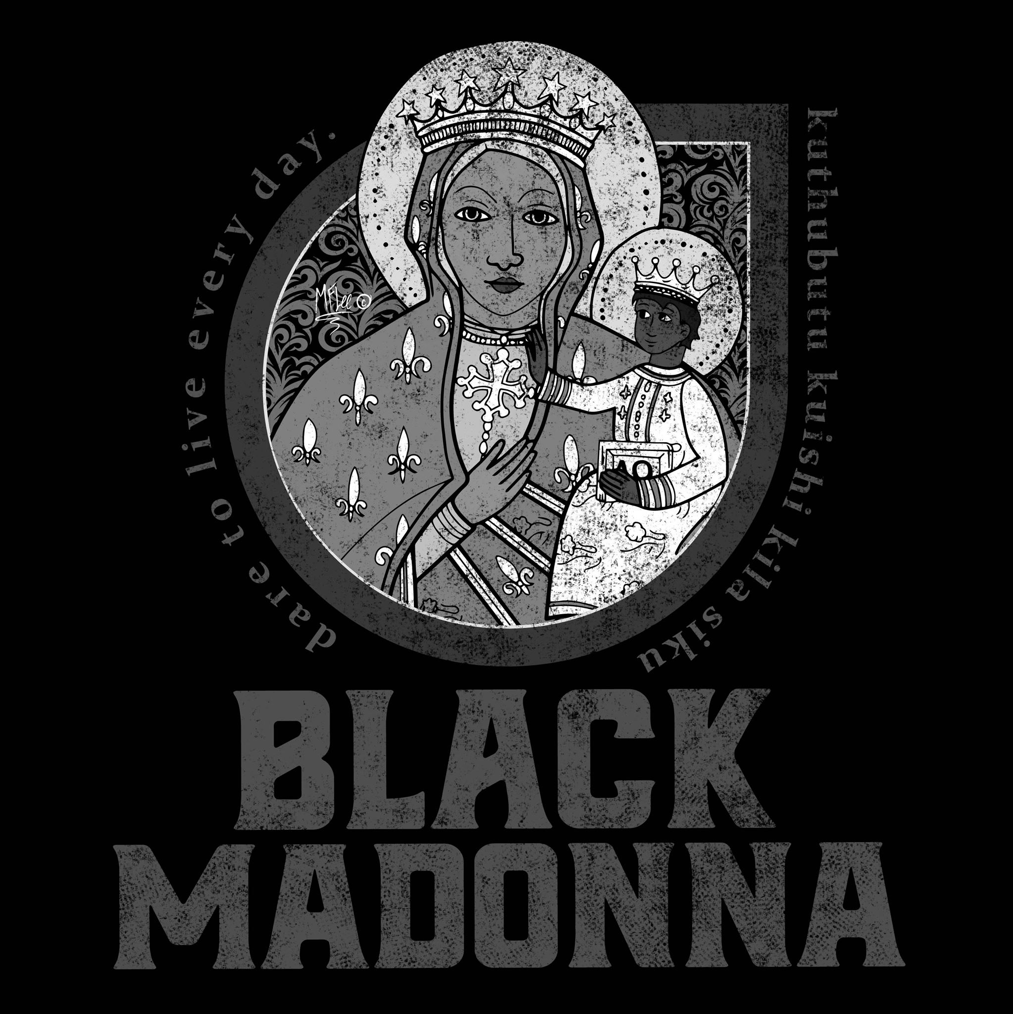 dotado apparel black madonna